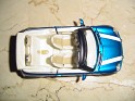 1:24 Maisto Allstars Mini Cooper Cabrio 2010 Metallic Blue W/Stripes. Uploaded by Mike-Bell